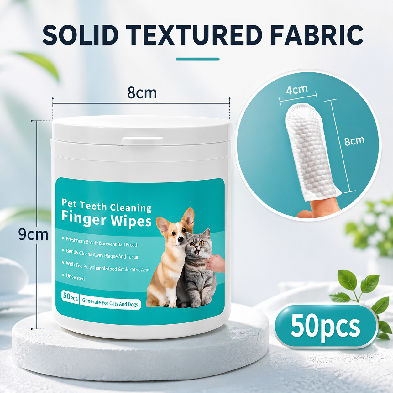 Pet Finger Dental Wipes