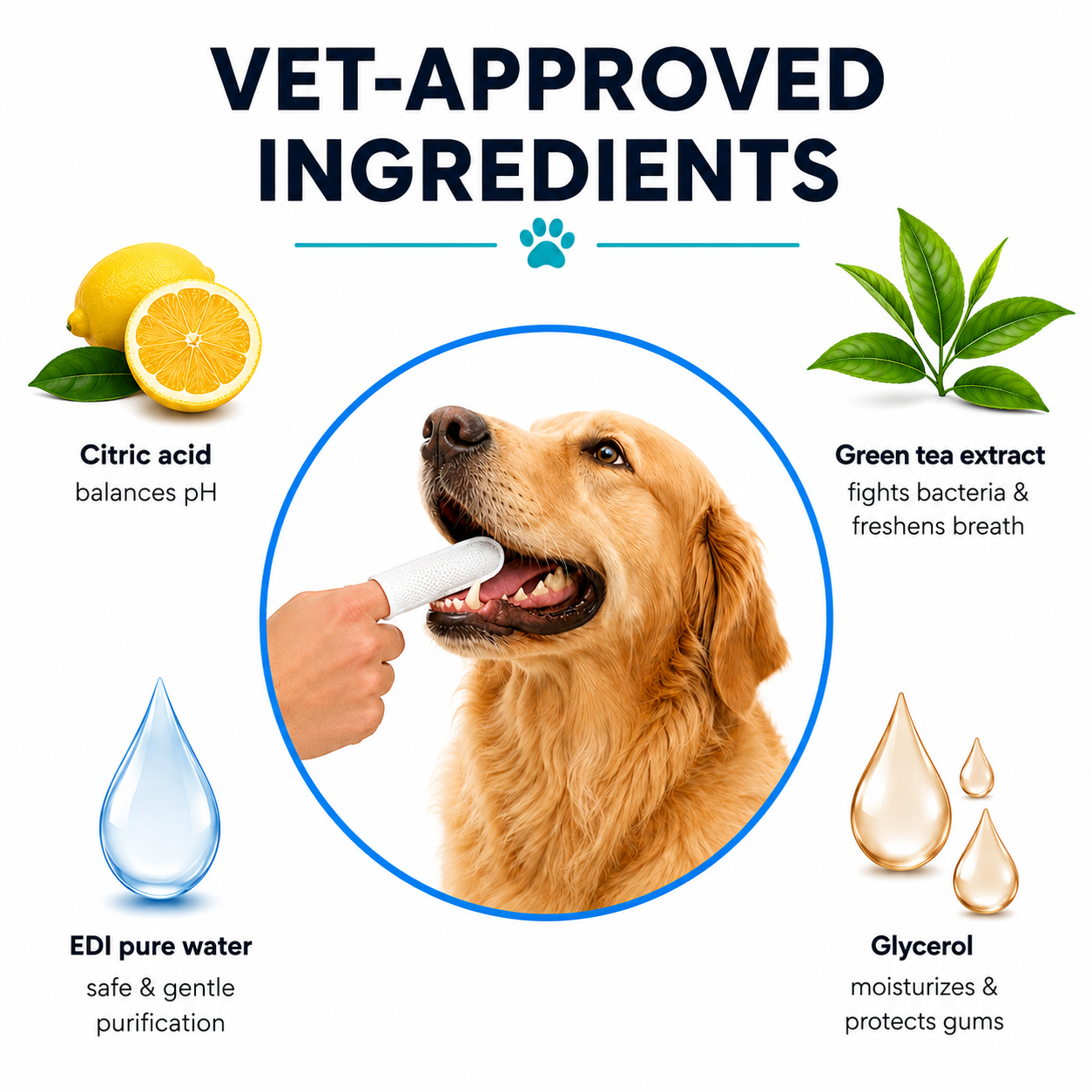 Pet Finger Dental Wipes