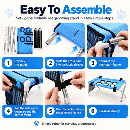 Pet Grooming Hammock Stand