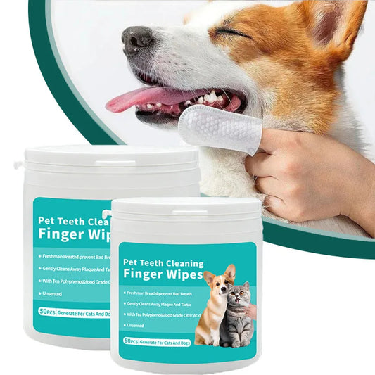 Pet Finger Dental Wipes